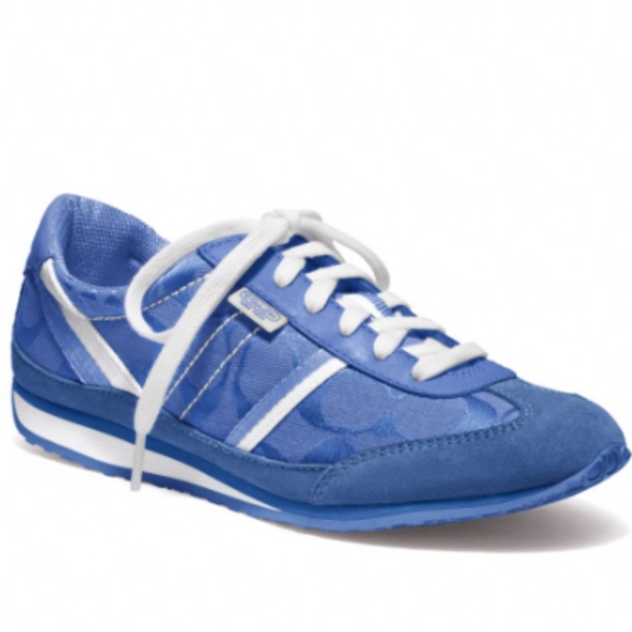 Coach Shoes - Coach Marabelle Sneaker in Blue Chambray Size: 6